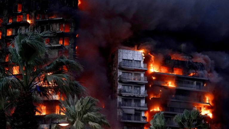 incendio edificio campanar valencia