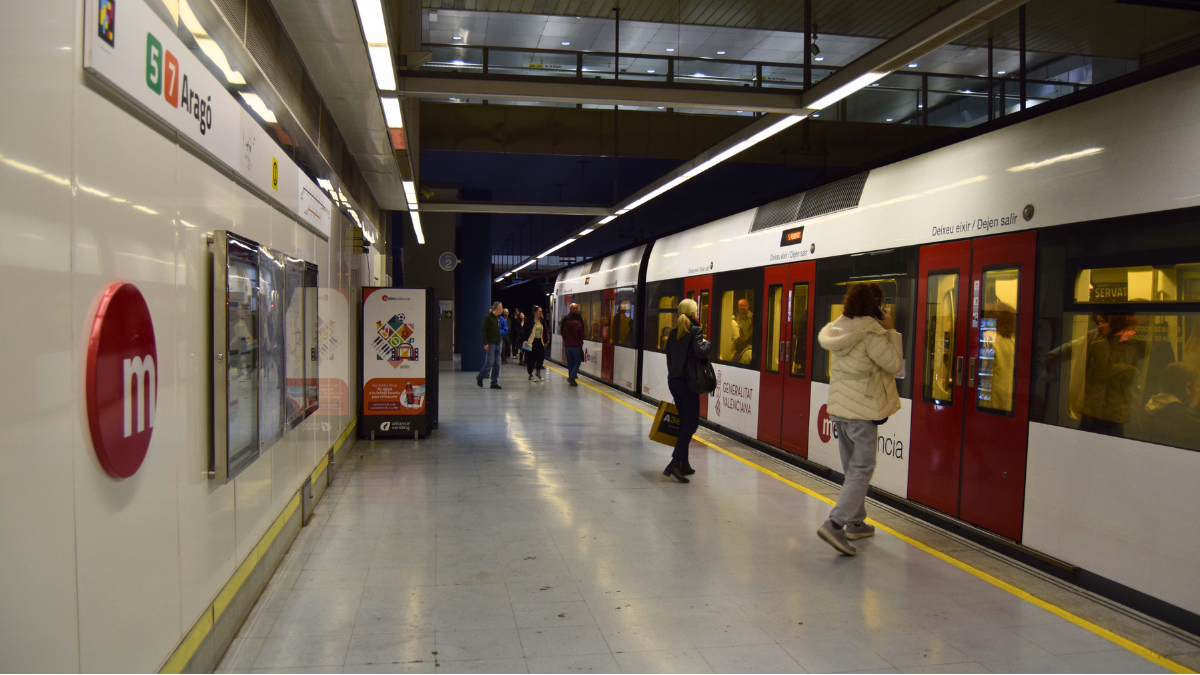 Cortes en las líneas 1, 5 y 7 de Metrovalencia por obras en verano