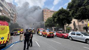incendio avenida puerto valencia