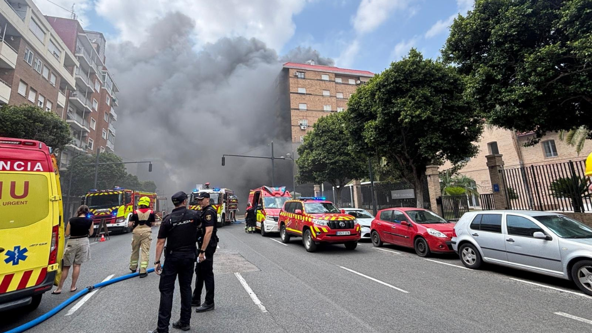 incendio avenida puerto valencia