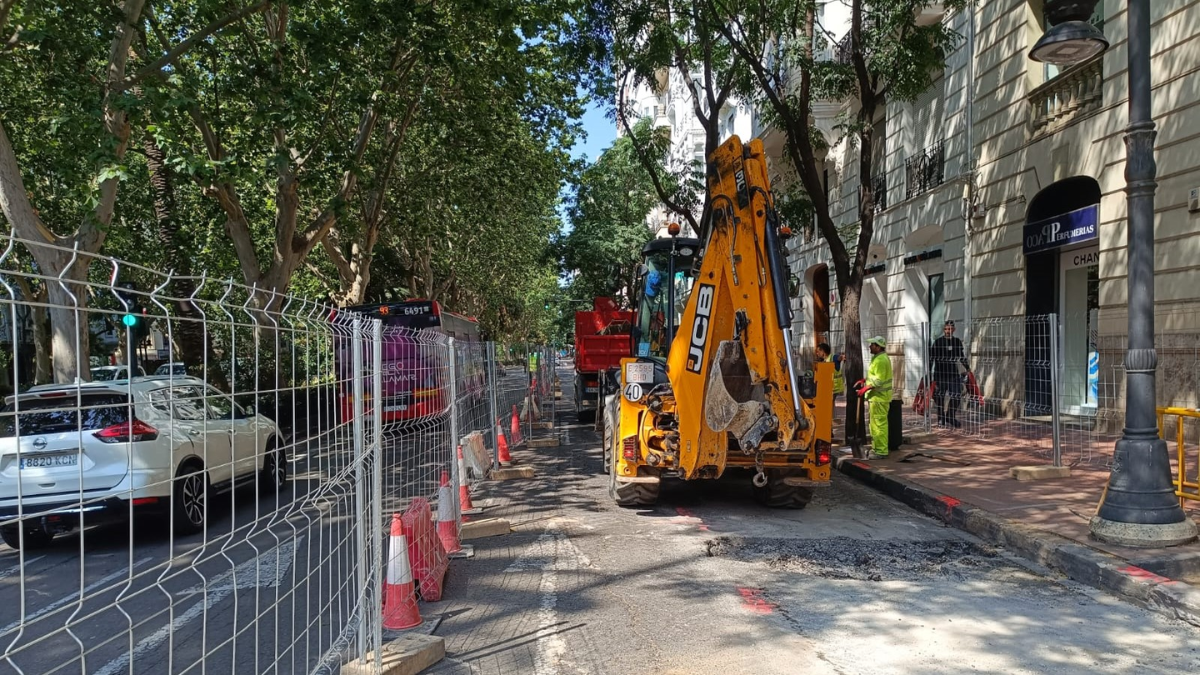 Valencia inicia la renovación del colector de la Gran Vía Marqués del Túria
