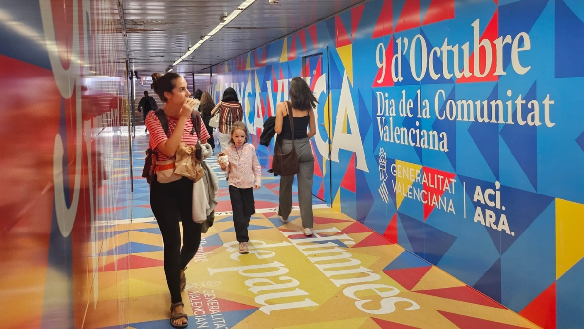 Transporte nocturno y refuerzos en Metrovalencia para la víspera del 9 d’Octubre