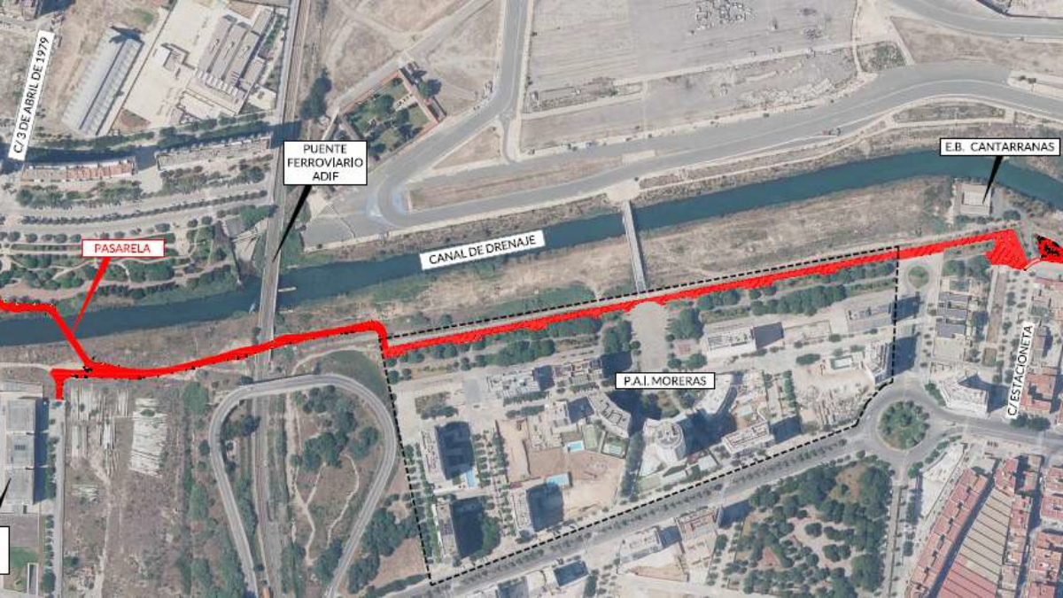 Valencia conectará el Jardín del Turia con el mar con una nueva senda ciclopeatonal