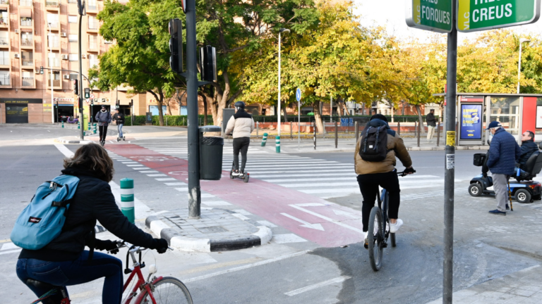 carril bici tres forques