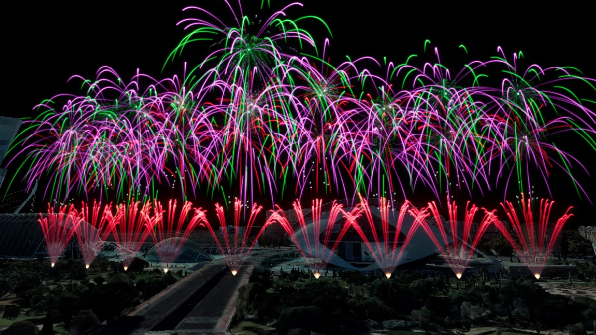 valencia fuegos artificiales ano nuevo