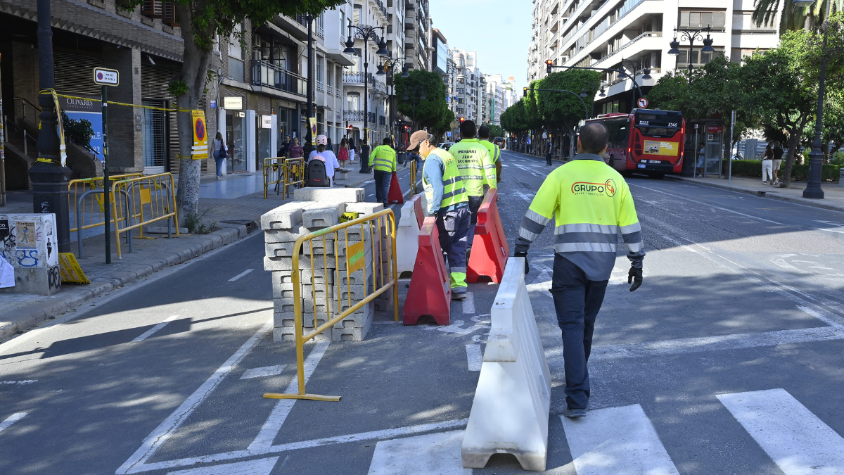 Arrancan las obras en la calle Colón