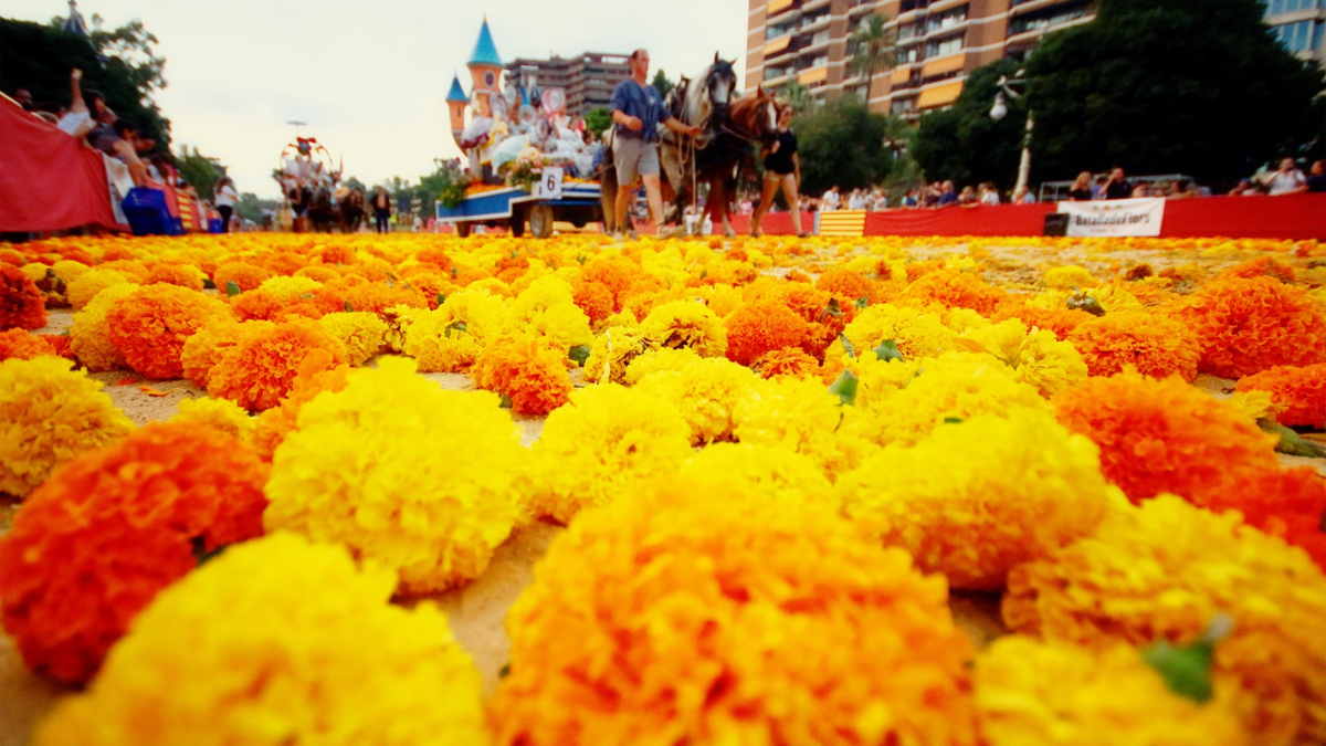 La tradicional Batalla de Flores se celebrará este domingo en Valencia