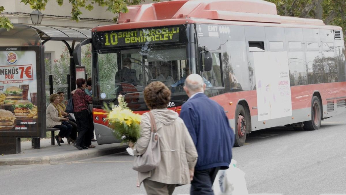Las líneas 8, 10 y 11 de EMT Valencia cambiarán de recorrido y numeración en noviembre